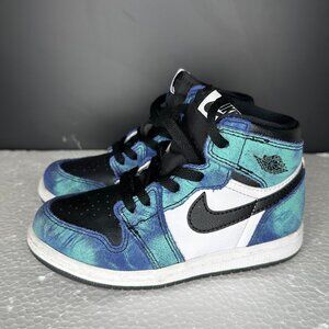 Jordan 1 High OG (TD) 'White/Black-Aurora Green'  - 9C - EXCELLENT CONDITION